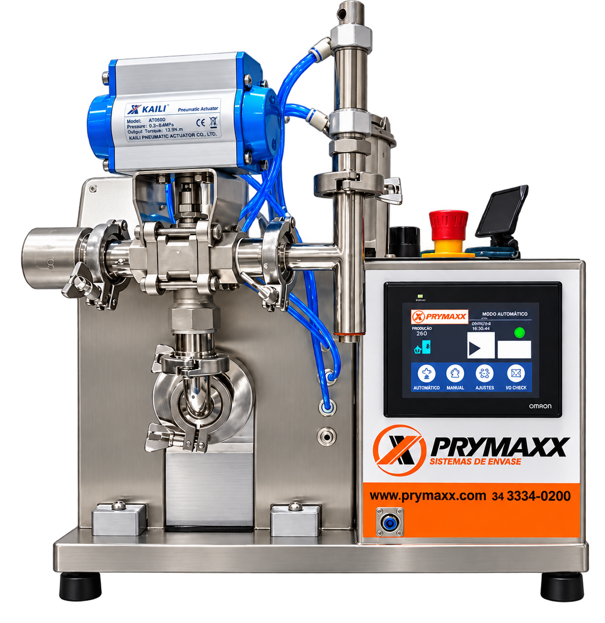 Envasadora Semiautomática de Pistão — PRYMAXX