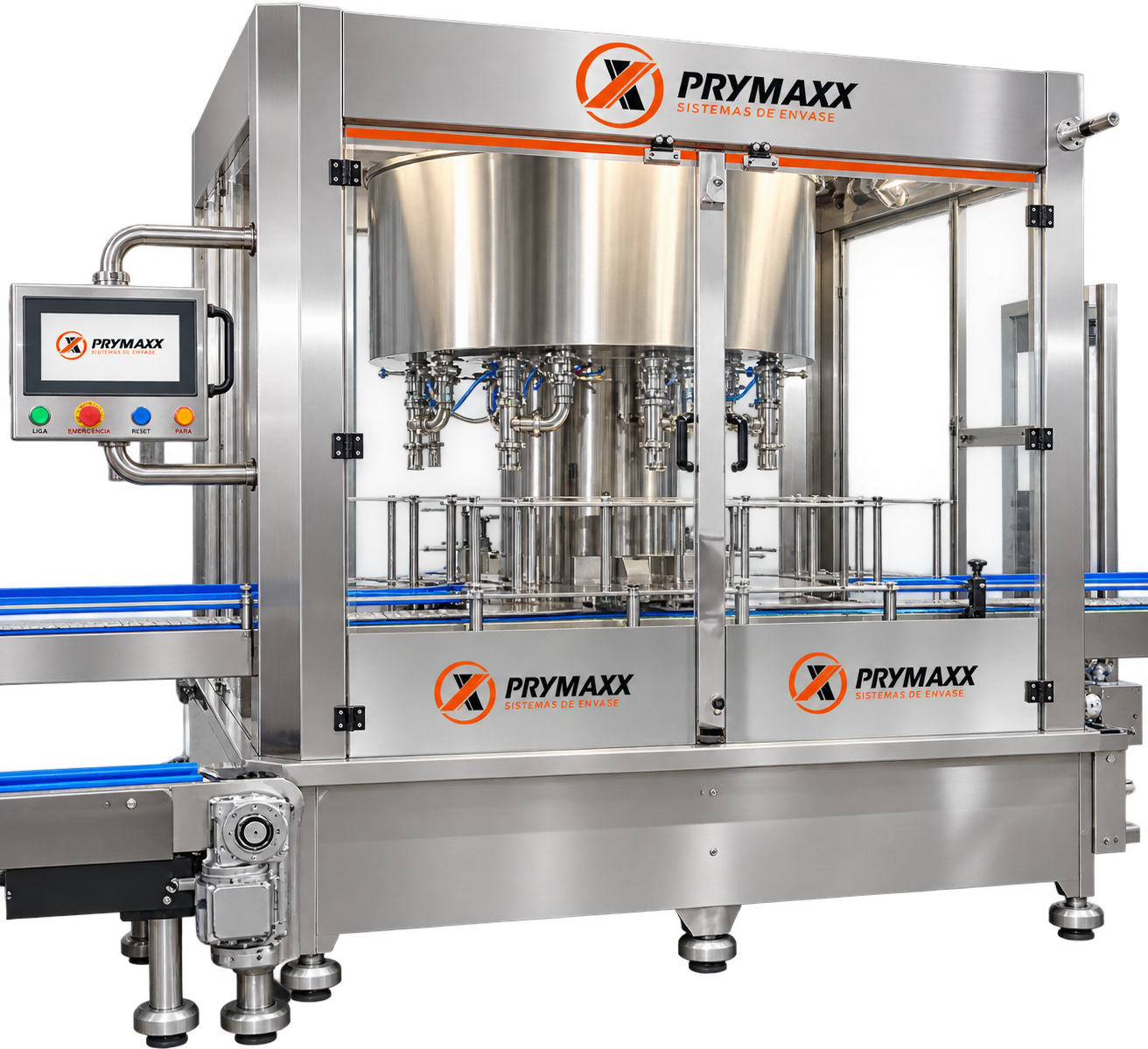 Envasadora Rotativa Automática com Célula de Carga — PRYMAXX